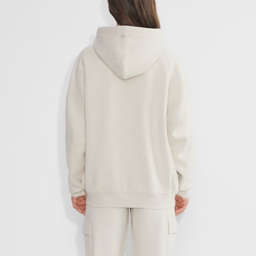 Aritzia Cozy Fleece Mega Raglan Zip Hoodie cream
Size S - Picture 3 of 9